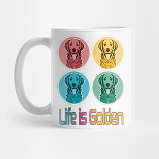 Golden Retriever.  Life is Golden Mug